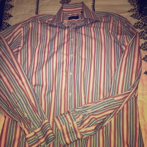 🇮🇹Canali Casual button down. Made in Italy 🇮🇹 - Picture 2 of 3